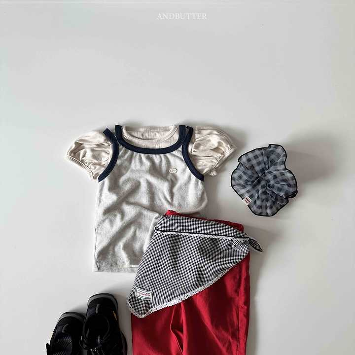 Andbutter - Korean Children Fashion - #stylishchildhood - Heidi Check Kerchief - 10