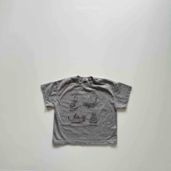 Andbutter - Korean Children Fashion - #stylishchildhood - Hello Cat Tee - 7