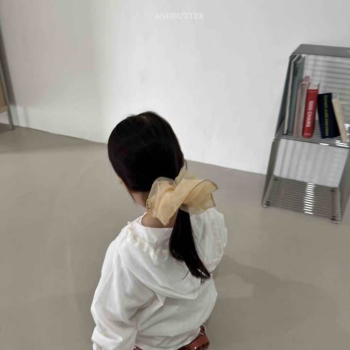 Andbutter - Korean Children Fashion - #todddlerfashion - Sheer Check Scrunchie - 9