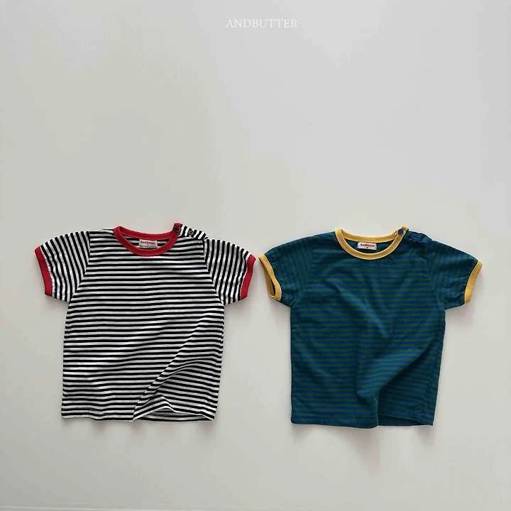 Andbutter - Korean Children Fashion - #todddlerfashion - Daily Button Tee - 5