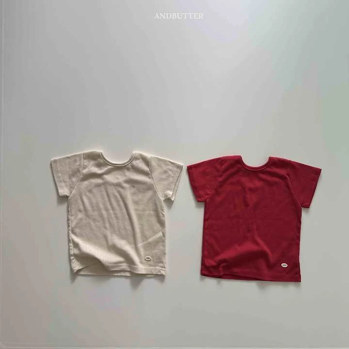 Andbutter - Korean Children Fashion - #todddlerfashion - Back Point Tee