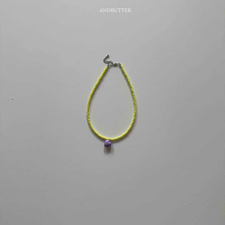 Andbutter - Korean Children Fashion - #todddlerfashion - Heart Necklace - 6