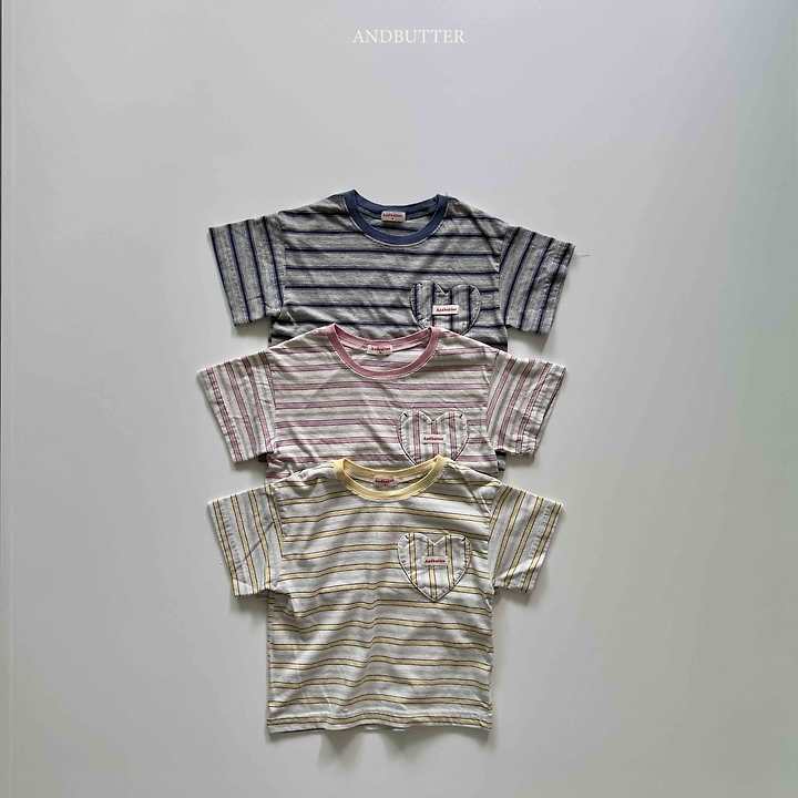 Andbutter - Korean Children Fashion - #toddlerclothing - Cookie Heart Tee