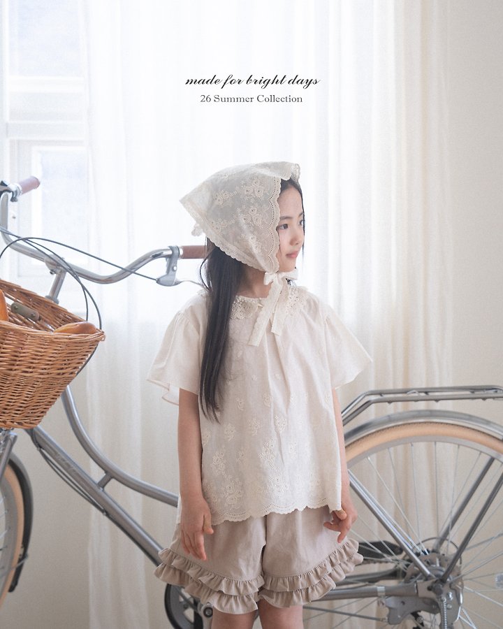 Anggo - Korean Baby Fashion - #babyboutique - Eyelet Bandana - 5