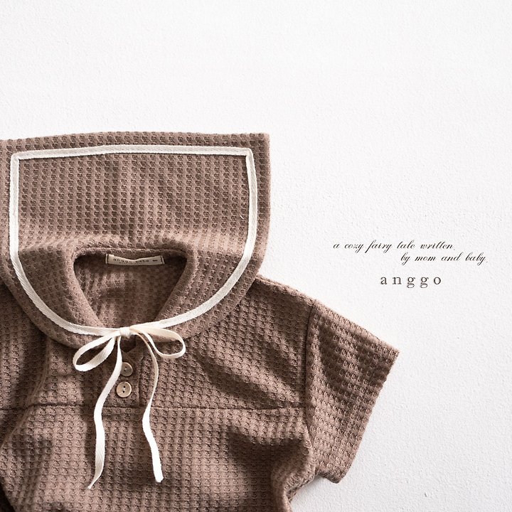 Anggo - Korean Baby Fashion - #babyboutique - Sailor Collar Romper - 10