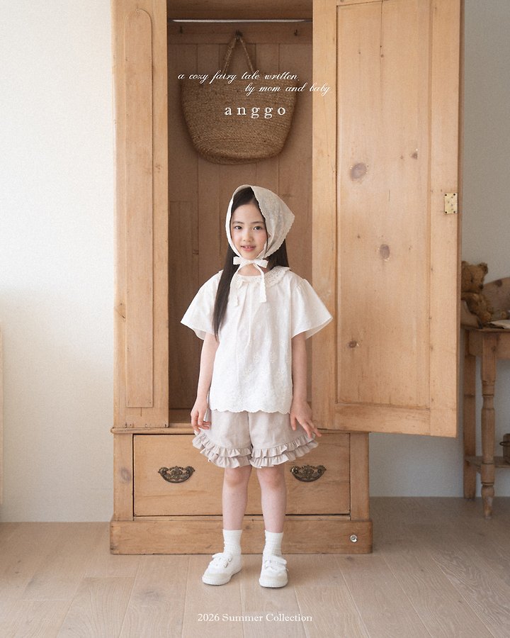 Anggo - Korean Baby Fashion - #babyboutiqueclothing - Eyelet Bandana - 7