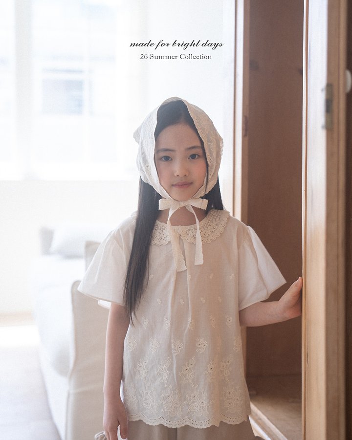 Anggo - Korean Baby Fashion - #babylifestyle - Eyelet Bandana - 12