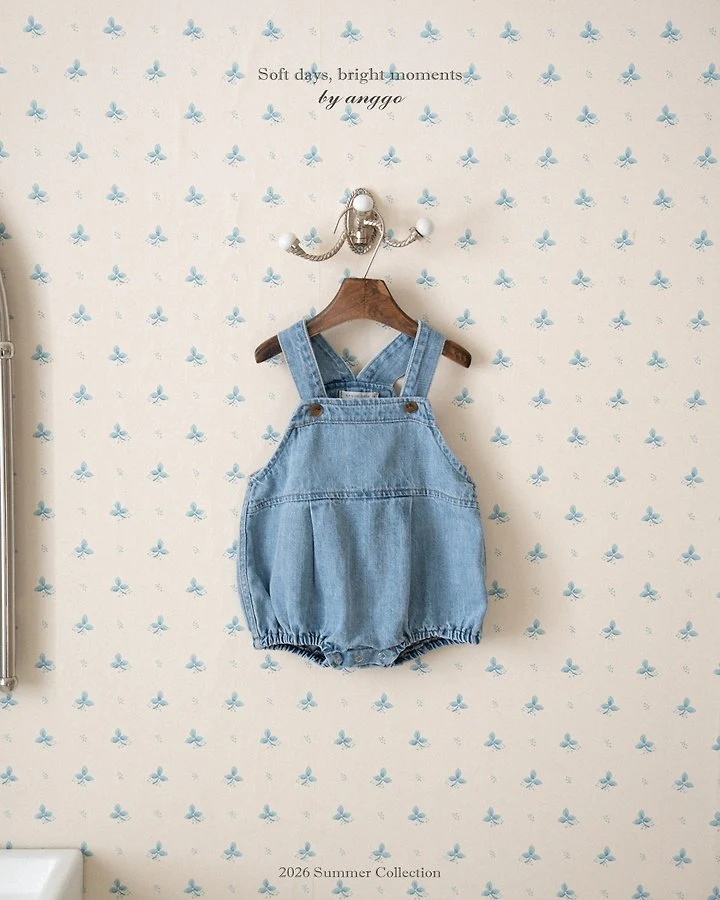 Anggo - Korean Baby Fashion - #babylifestyle - Muffin Overall Romper - 3
