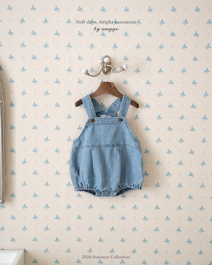 Anggo - Korean Baby Fashion - #babyoninstagram - Muffin Overall Romper - 3