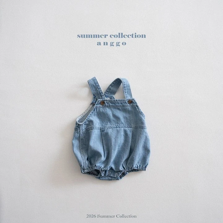 Anggo - Korean Baby Fashion - #babyoutfit - Muffin Overall Romper - 6