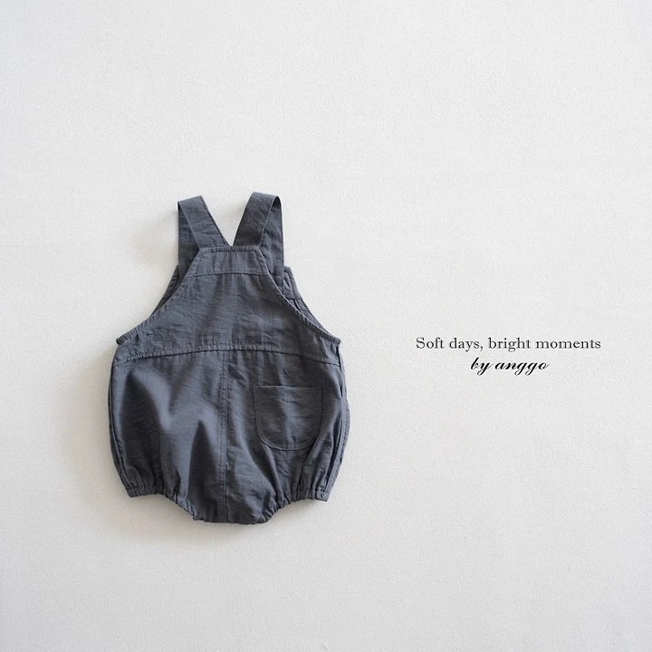 Anggo - Korean Baby Fashion - #babyoutfit - Muffin Overall Romper - 7