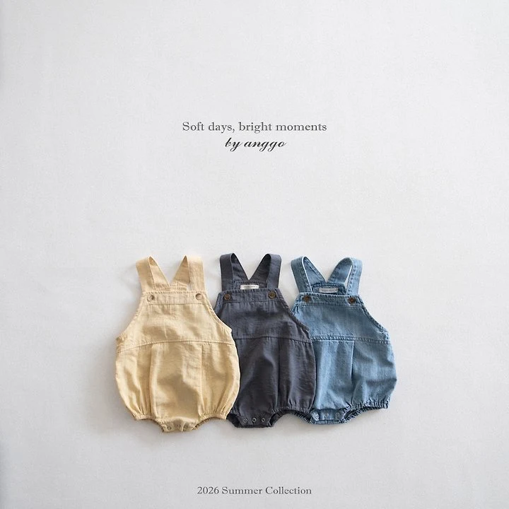 Anggo - Korean Baby Fashion - #babywear - Muffin Overall Romper - 8