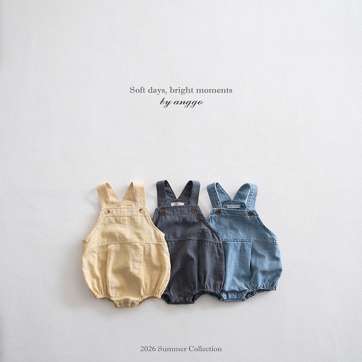 Anggo - Korean Baby Fashion - #onlinebabyboutique - Muffin Overall Romper - 8