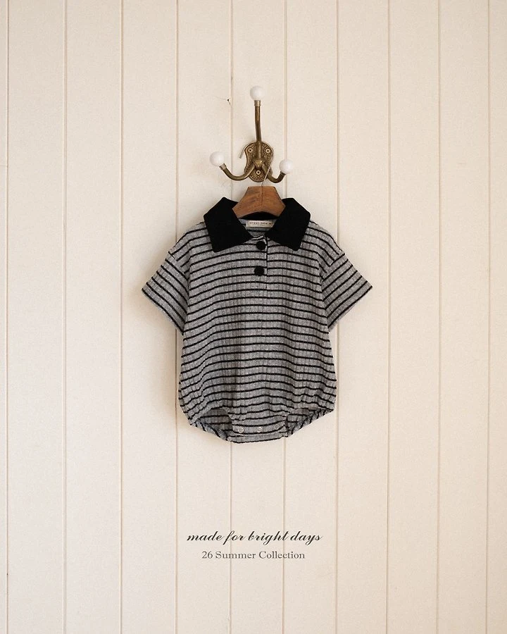 Anggo - Korean Baby Fashion - #onlinebabyshop - KitKat Romper - 7