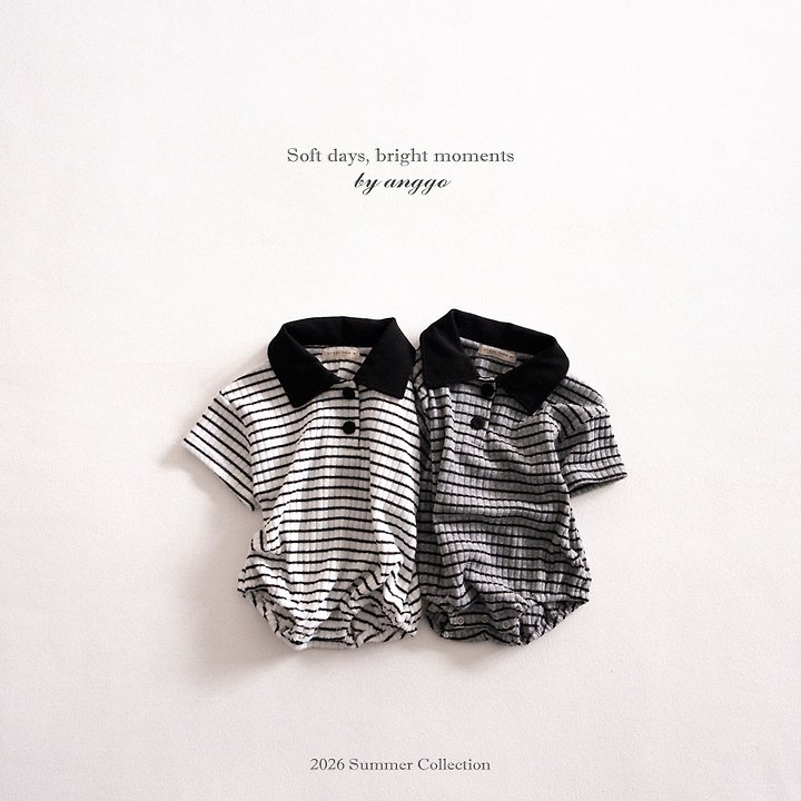 Anggo - Korean Baby Fashion - #smilingbaby - KitKat Romper - 8