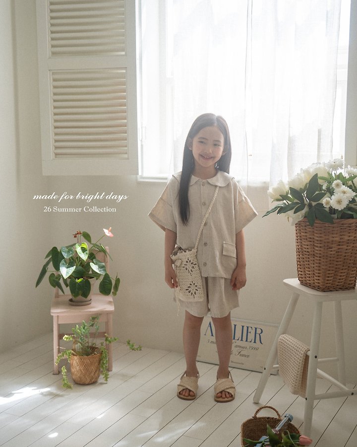Anggo - Korean Children Fashion - #Kfashion4kids - Vanilla Bean Set - 11