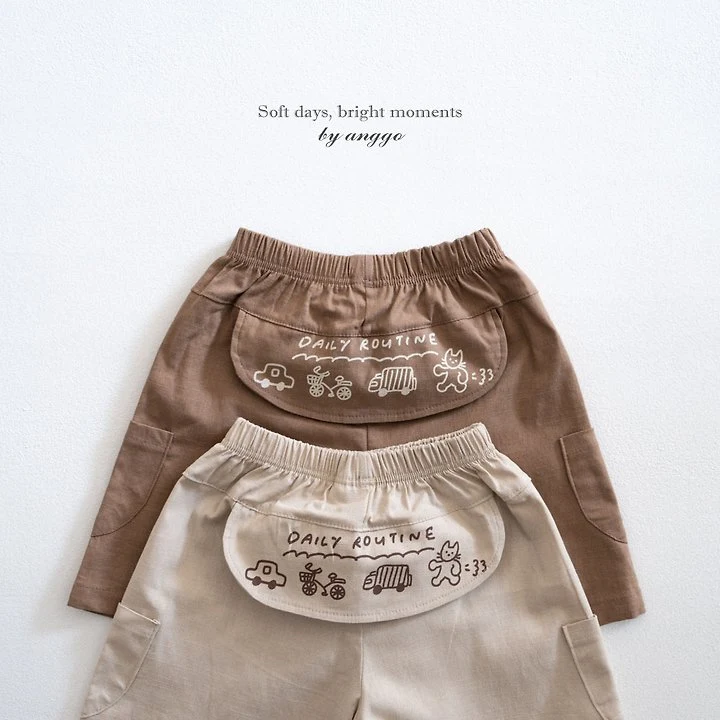 Anggo - Korean Children Fashion - #Kfashion4kids - Daily Pants - 3
