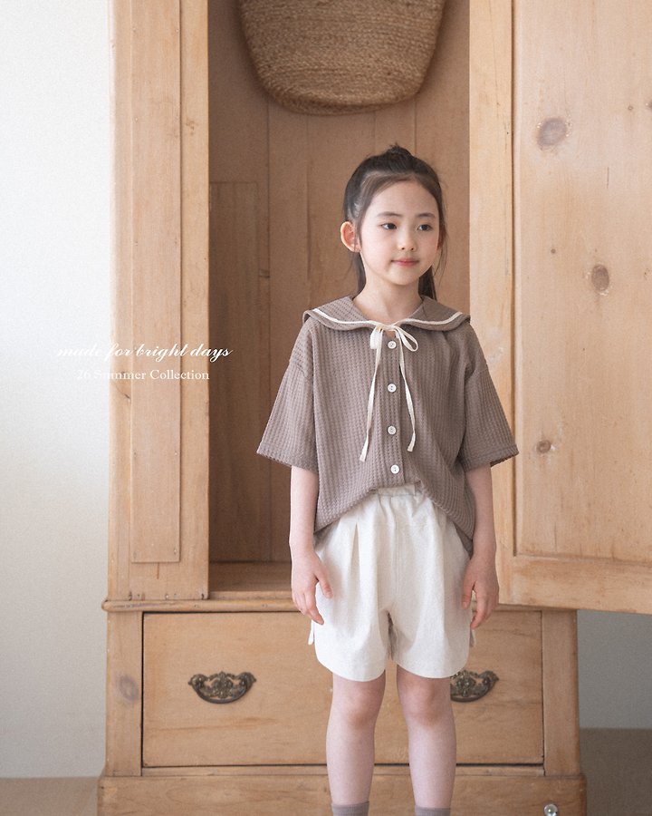 Anggo - Korean Children Fashion - #Kfashion4kids - Sailor Collar Tee - 7