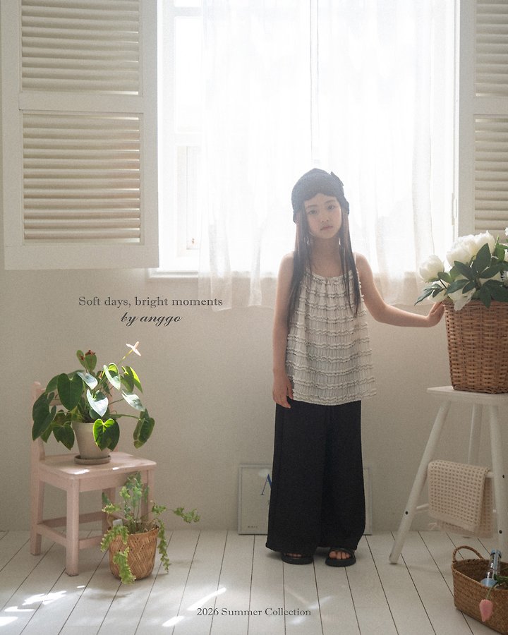 Anggo - Korean Children Fashion - #childrensboutique - Baguette Pants (Plain) - 5