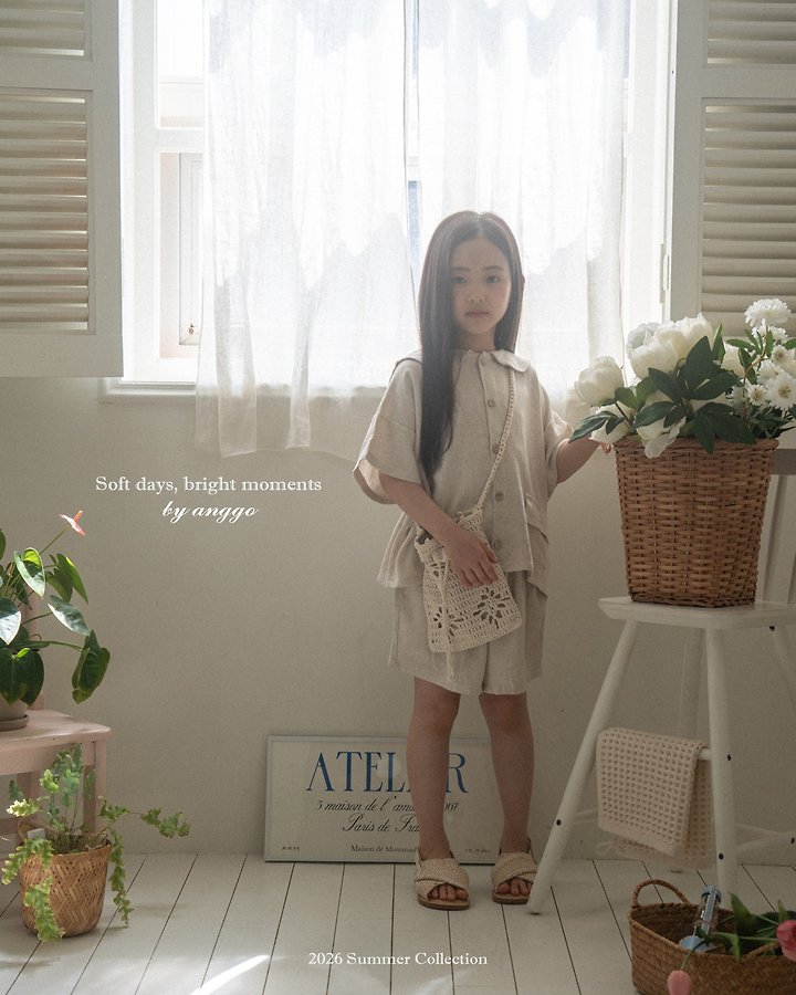 Anggo - Korean Children Fashion - #kidsshorts - Vanilla Bean Set - 8
