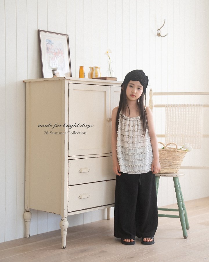 Anggo - Korean Children Fashion - #kidsstore - Baguette Pants (Stripe) - 9