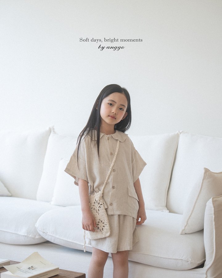 Anggo - Korean Children Fashion - #littlefashionista - Vanilla Bean Set - 12