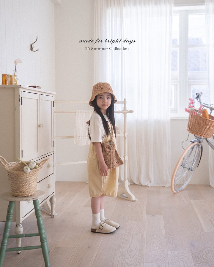 Anggo - Korean Children Fashion - #littlefashionista - Muffin Overalls (Denim) - 9