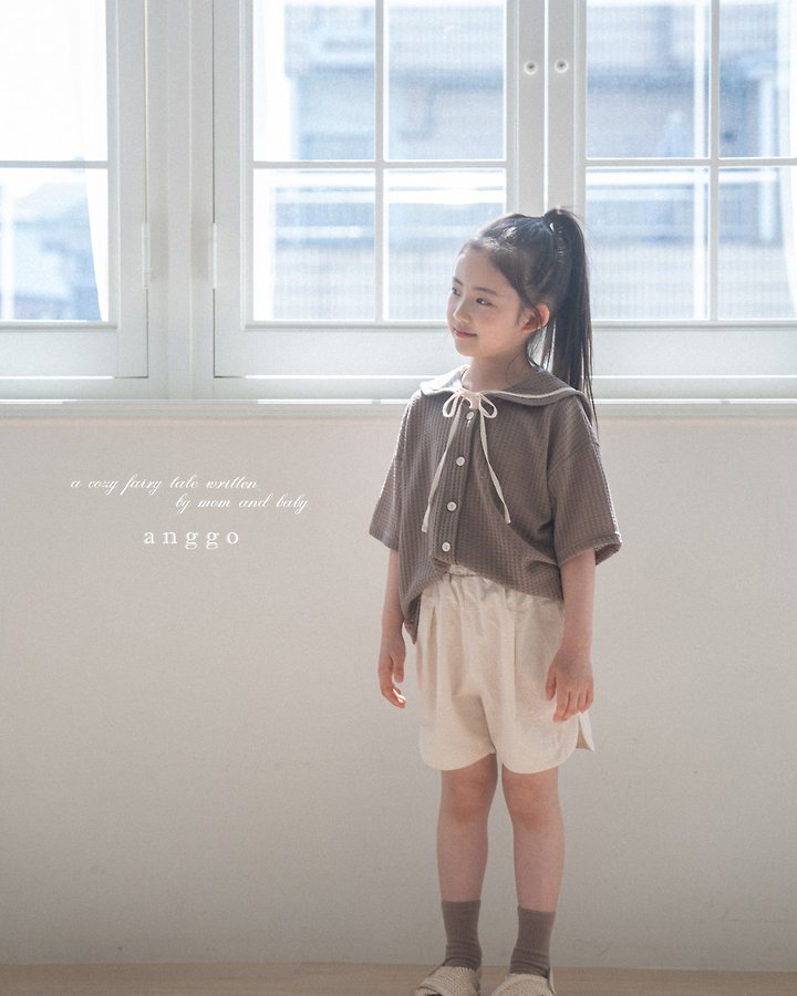 Anggo - Korean Children Fashion - #littlefashionista - Sailor Collar Tee - 8