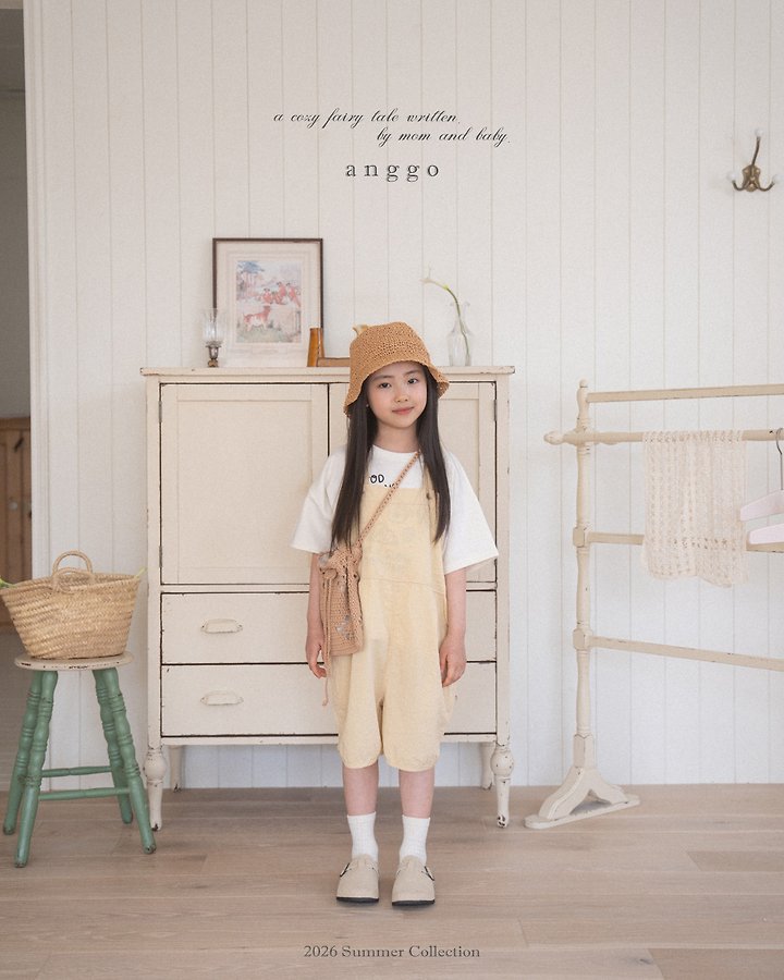 Anggo - Korean Children Fashion - #magicofchildhood - Muffin Overalls (Denim) - 10