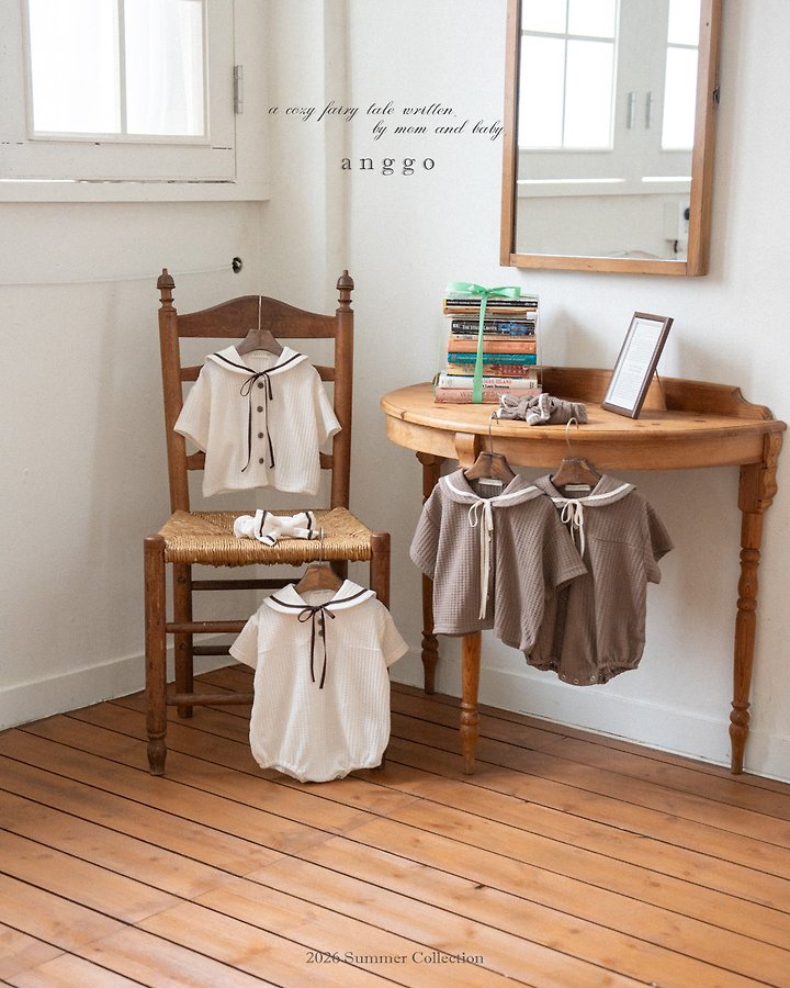 Anggo - Korean Children Fashion - #minifashionista - Sailor Collar Tee - 10