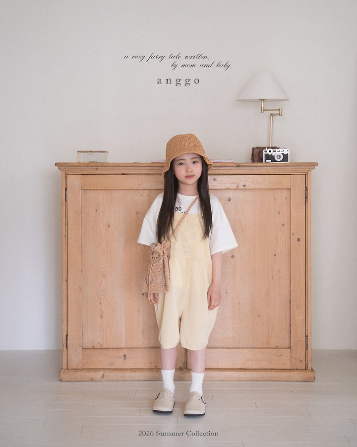 Anggo - Korean Children Fashion - #prettylittlegirls - Muffin Overalls (Denim) - 12