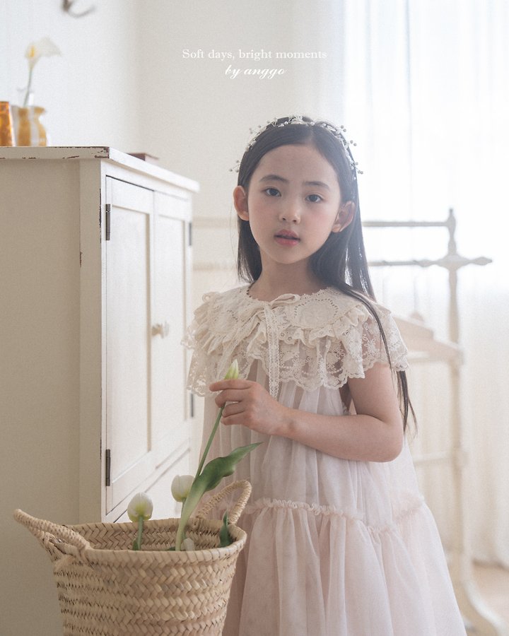 Anggo - Korean Children Fashion - #toddlerclothing - Earl Grey One-piece - 4