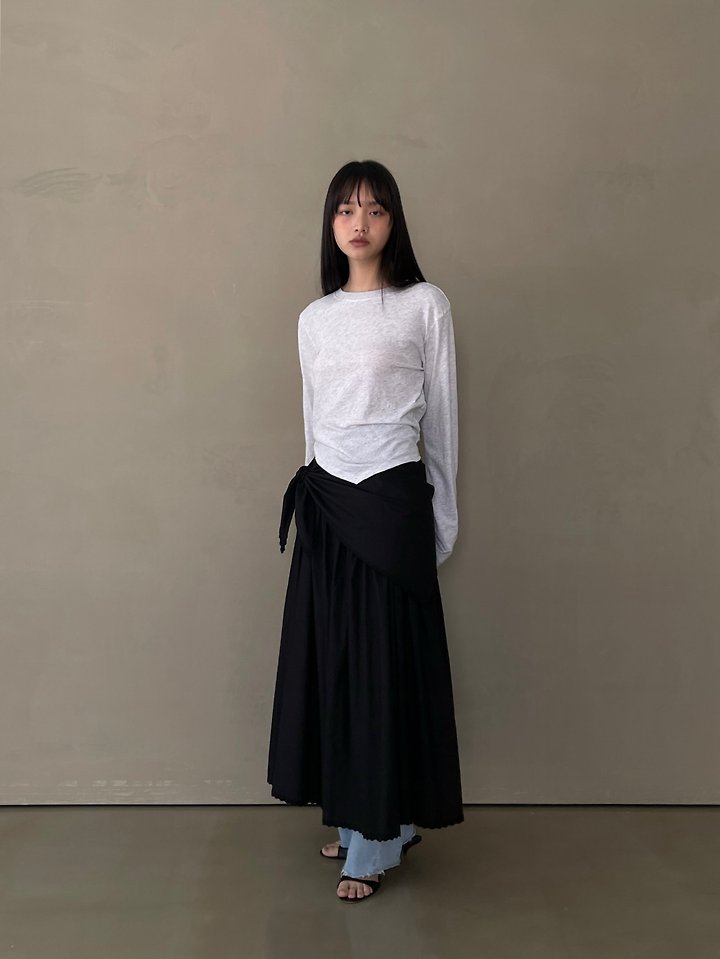 Another Avenue - Korean Women Fashion - #momslook - Line Denim Pants - 3