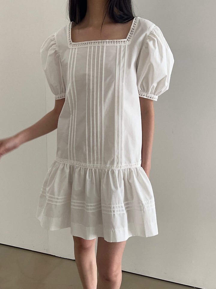 Another Avenue - Korean Women Fashion - #womensfashion - Pintuck Puff One-piece - 4