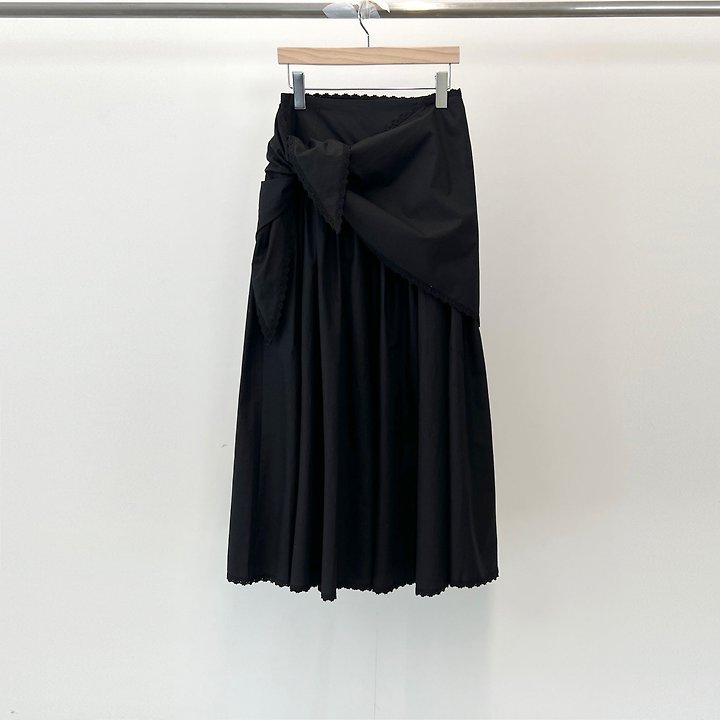 Another Avenue - Korean Women Fashion - #womensfashion - Wrap Scarf Long Skirt - 4