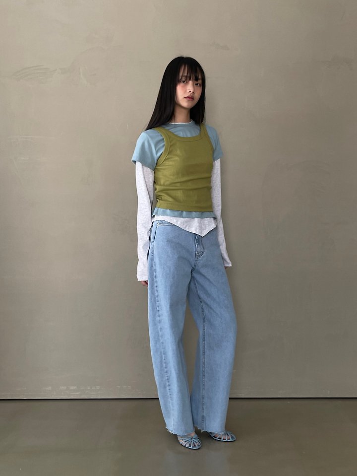 Another Avenue - Korean Women Fashion - #momslook - Balance Sleeveless Top - 5