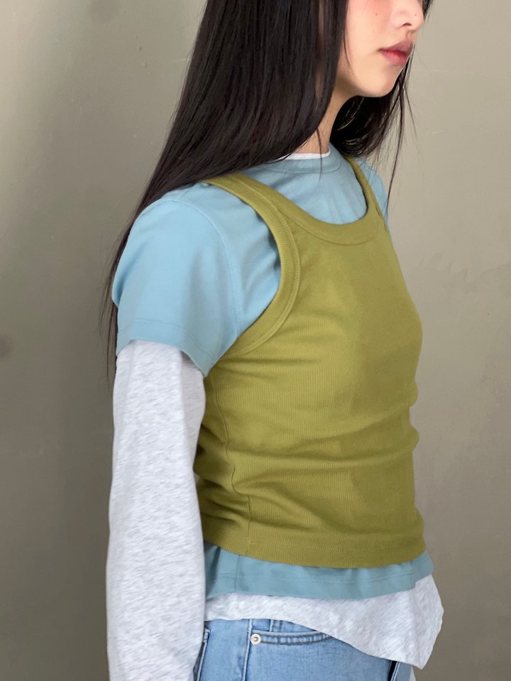 Another Avenue - Korean Women Fashion - #momslook - Balance Sleeveless Top - 7