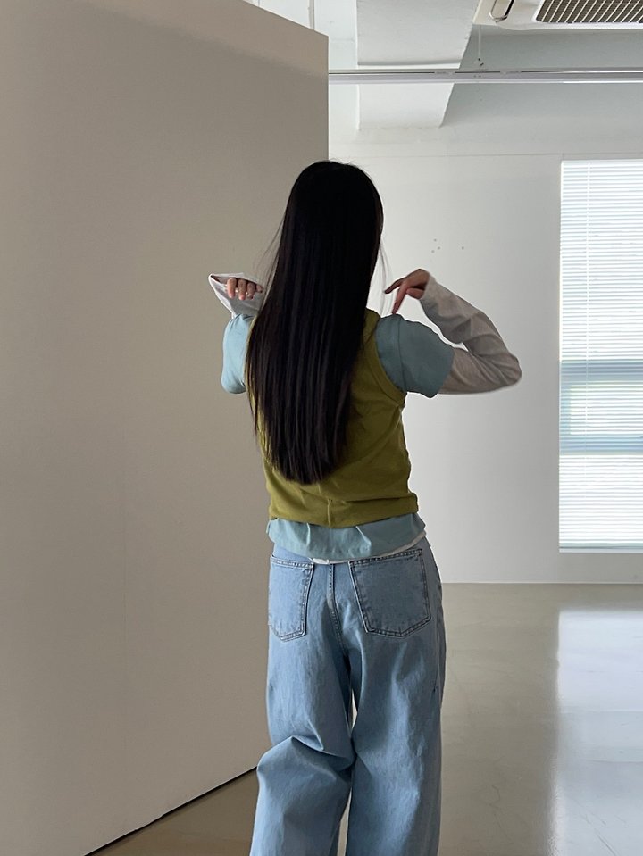 Another Avenue - Korean Women Fashion - #womensfashion - Line Denim Pants - 10