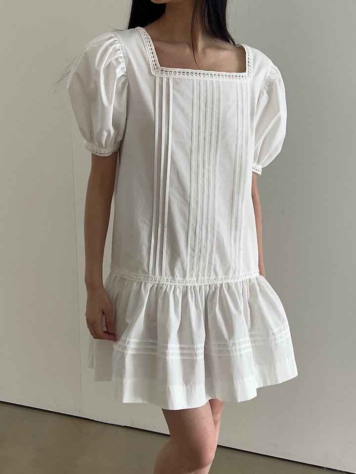 Another Avenue - Korean Women Fashion - #womensfashion - Pintuck Puff One-piece - 5