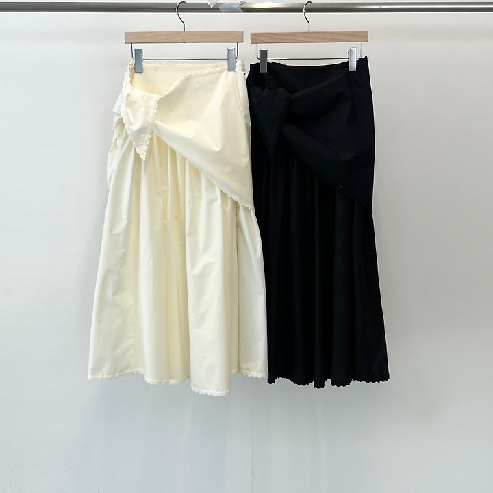 Another Avenue - Korean Women Fashion - #womensfashion - Wrap Scarf Long Skirt