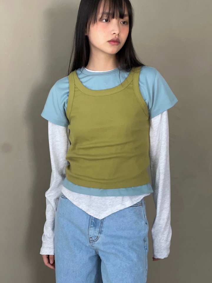 Another Avenue - Korean Women Fashion - #womensfashion - Balance Sleeveless Top - 6
