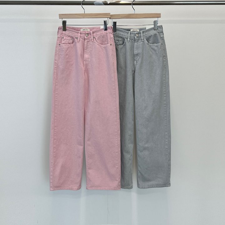 Another Avenue - Korean Women Fashion - #womensfashion - Herringbone Dyed Pants