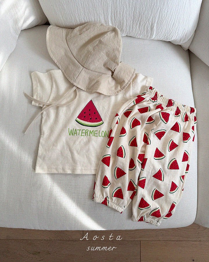 Aosta - Korean Baby Fashion - #babyboutique - Watermelon Tee - 7