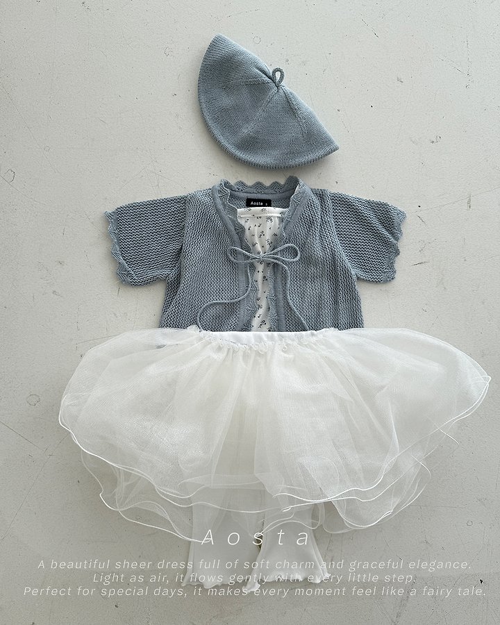 Aosta - Korean Baby Fashion - #babyboutique - Lace Skirt - 7
