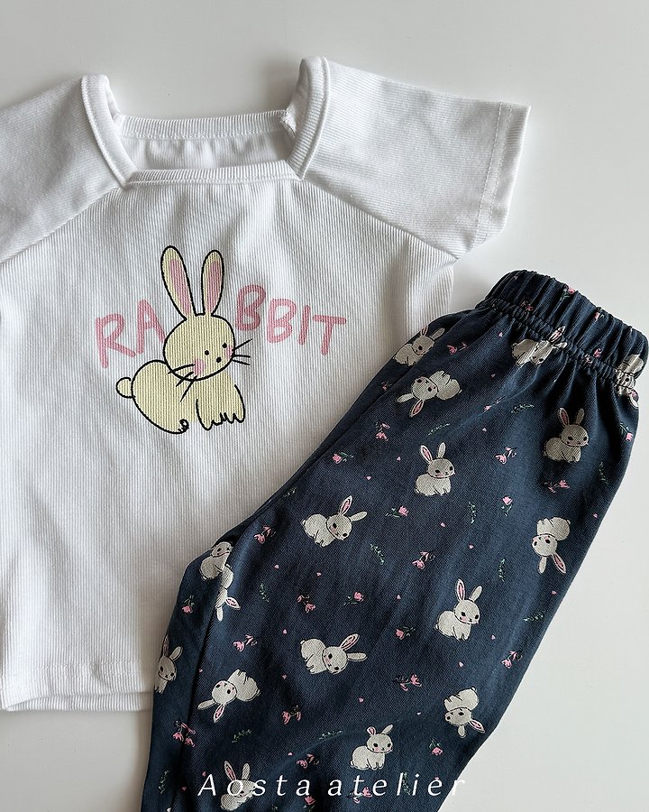 Aosta - Korean Baby Fashion - #smilingbaby - Rabbit Tee - 4