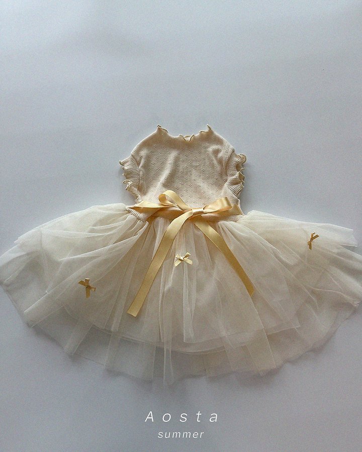 Aosta - Korean Baby Fashion - #babyboutique - Camellia One-piece - 6