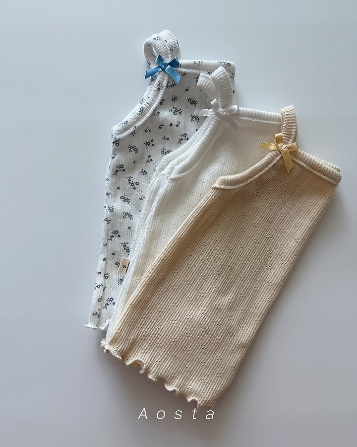 Aosta - Korean Baby Fashion - #babyboutique - Camellia Sleeveless - 3