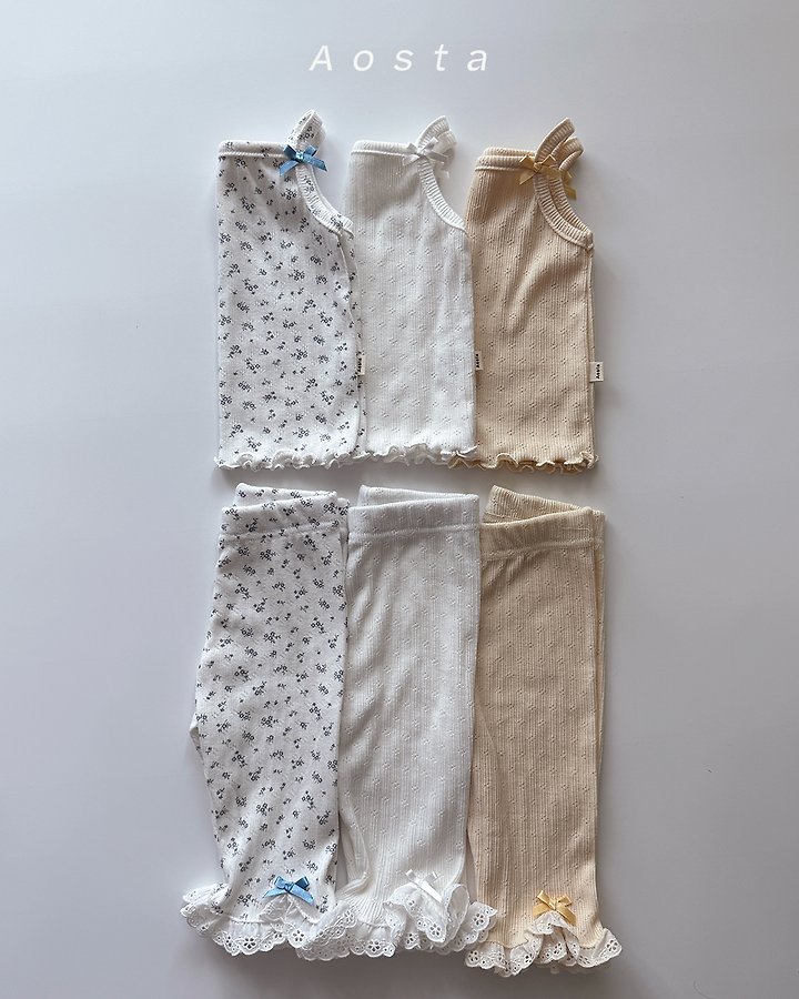 Aosta - Korean Baby Fashion - #babyboutique - Camellia Sleeveless - 4