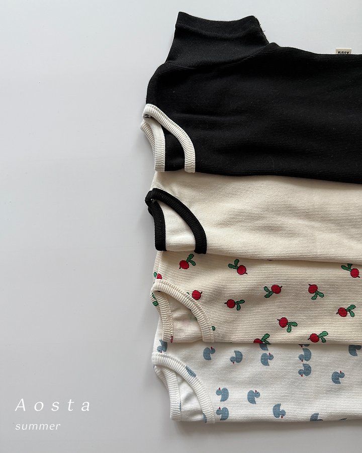 Ribbed Short-Sleeve Tee by Aosta for Baby - view 2
