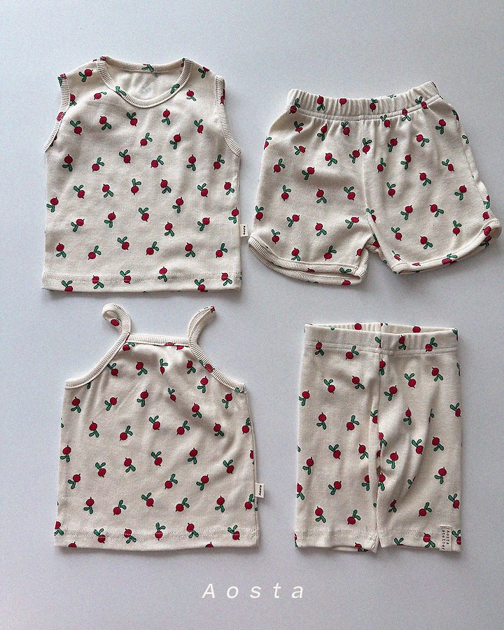 Aosta - Korean Baby Fashion - #babyboutique - Ribbed Sleeveless - 11